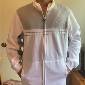 White Air Jordan zip up